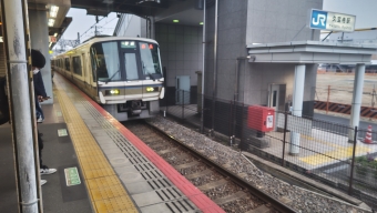 久宝寺駅から奈良駅の乗車記録(乗りつぶし)写真