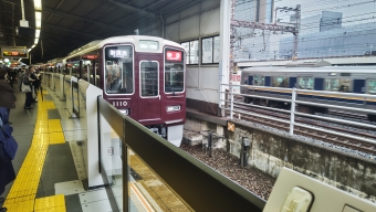 神戸三宮駅から高速神戸駅の乗車記録(乗りつぶし)写真