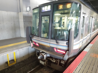 京都駅から亀岡駅の乗車記録(乗りつぶし)写真