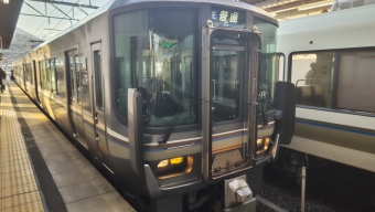 園部駅から福知山駅の乗車記録(乗りつぶし)写真
