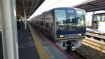 明石駅から高槻駅の乗車記録(乗りつぶし)写真