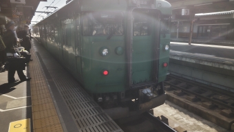 福知山駅から和田山駅の乗車記録(乗りつぶし)写真
