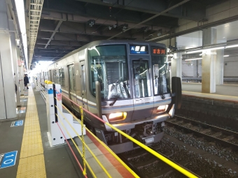 京都駅から高槻駅の乗車記録(乗りつぶし)写真