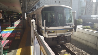 大阪駅から木津駅の乗車記録(乗りつぶし)写真