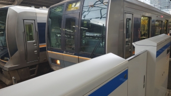 高槻駅から尼崎駅の乗車記録(乗りつぶし)写真