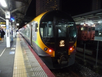 松山駅から岡山駅の乗車記録(乗りつぶし)写真