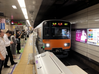 渋谷駅から押上駅:鉄道乗車記録の写真