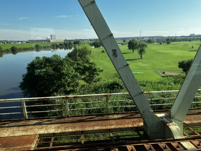 鉄道乗車記録の写真:車窓・風景(3)        「江戸川の河川敷が素晴らしく綺麗」