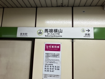 馬喰横山駅から本八幡駅の乗車記録(乗りつぶし)写真
