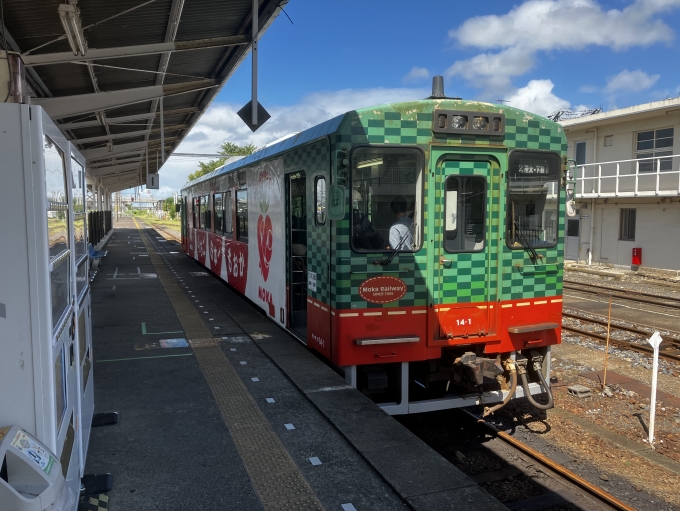 鉄道乗車記録の写真:乗車した列車(外観)(1)        「真岡鉄道」
