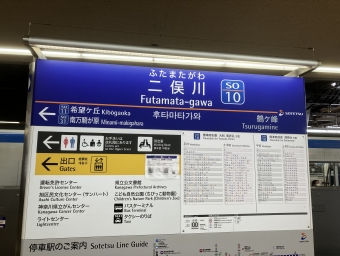 二俣川 写真:駅名看板