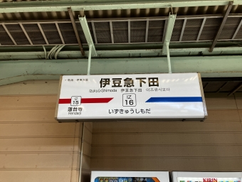 伊豆急下田駅から熱海駅:鉄道乗車記録の写真