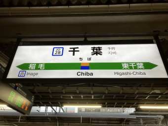 千葉駅から成東駅の乗車記録(乗りつぶし)写真