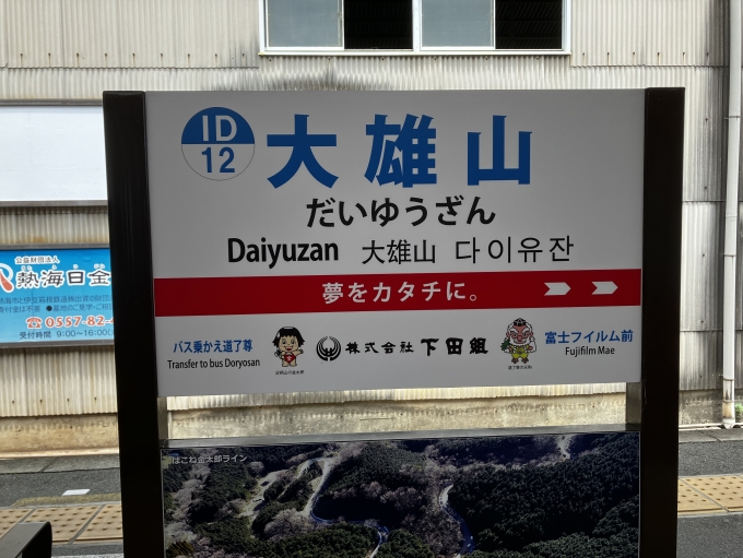 鉄道乗車記録の写真:駅名看板(1)        