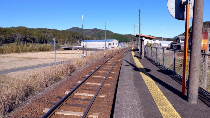 鉄道乗車記録の写真:駅舎・駅施設、様子(1)        「JR予土線若井駅」