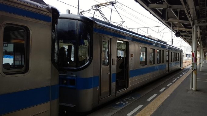 鉄道乗車記録の写真:乗車した列車(外観)(1)          「JR予讃線 松山駅 伊予西条行」