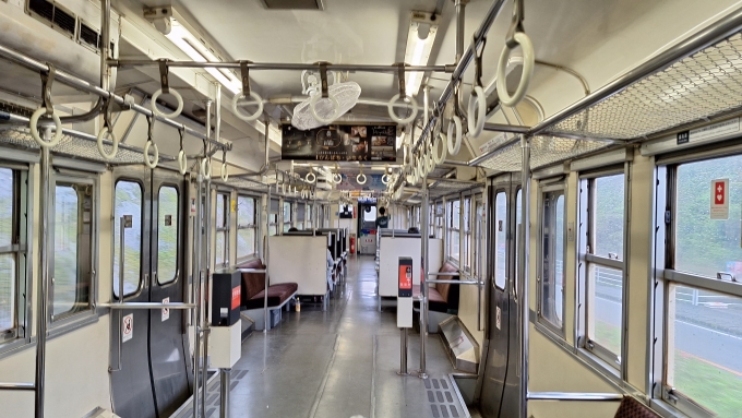 鉄道乗車記録の写真:車内設備、様子(4)     「西大山駅を過ぎたら乗客はガク～ンと減りました！」