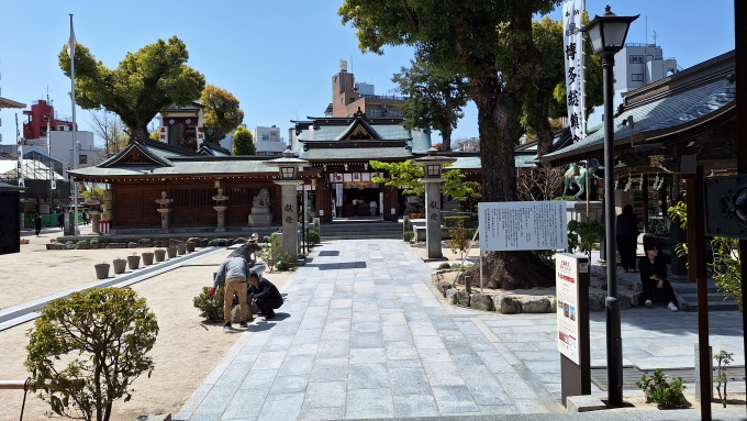 鉄道乗車記録の写真:旅の思い出(14)        「櫛田神社」
