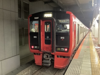 南福岡駅から博多駅の乗車記録(乗りつぶし)写真