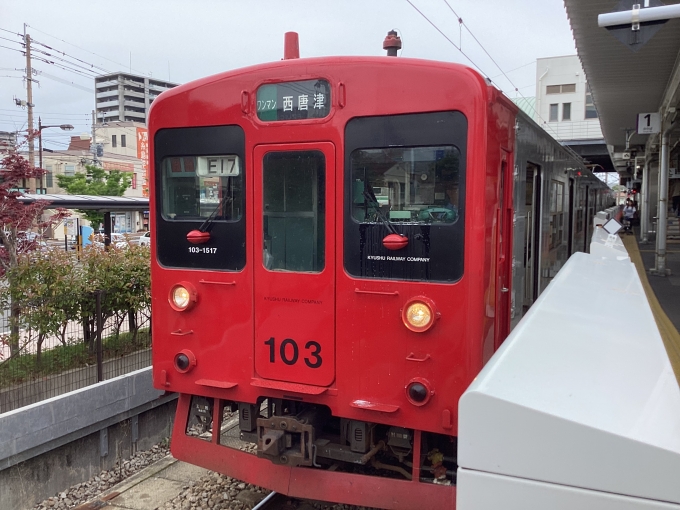 鉄道乗車記録の写真:乗車した列車(外観)(1)     「初103」