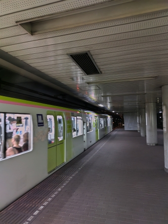 鶴見緑地駅から横堤駅の乗車記録(乗りつぶし)写真
