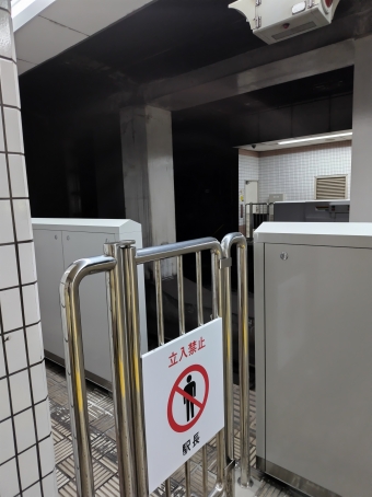 天神橋筋六丁目駅から扇町駅の乗車記録(乗りつぶし)写真