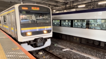 千葉駅から佐原駅の乗車記録(乗りつぶし)写真