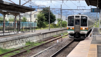 沼田駅から渋川駅の乗車記録(乗りつぶし)写真