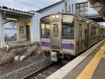 北上駅から村崎野駅の乗車記録(乗りつぶし)写真