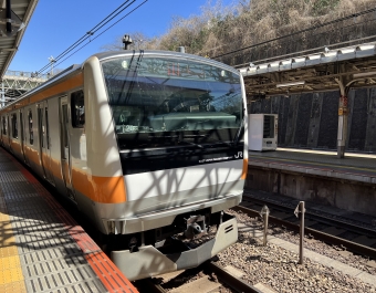 四ツ谷駅から新宿駅の乗車記録(乗りつぶし)写真