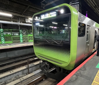 新宿駅から新大久保駅の乗車記録(乗りつぶし)写真