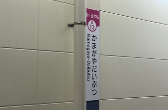 鎌ヶ谷大仏駅から三咲駅の乗車記録(乗りつぶし)写真