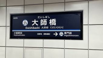 小島新田駅から大師橋駅の乗車記録(乗りつぶし)写真