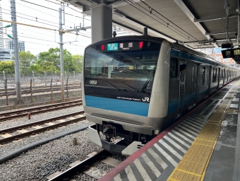 浜松町駅から蒲田駅の乗車記録(乗りつぶし)写真
