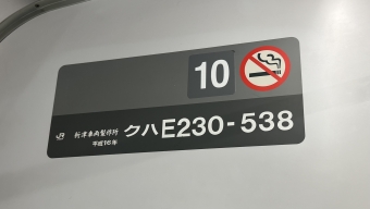 中野駅から高円寺駅の乗車記録(乗りつぶし)写真