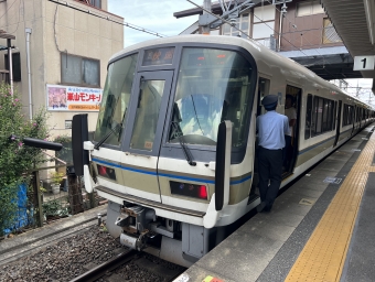 園部駅から嵯峨嵐山駅の乗車記録(乗りつぶし)写真