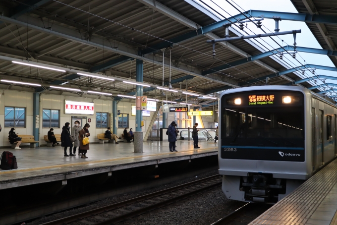 鉄道乗車記録の写真:乗車した列車(外観)(1)          「今日は、小田急線を撮りに行きました。今日は遅延などで結構大変でしたね．．．」