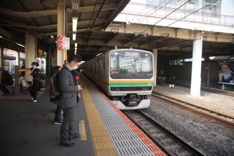 藤沢駅から渋谷駅の乗車記録(乗りつぶし)写真