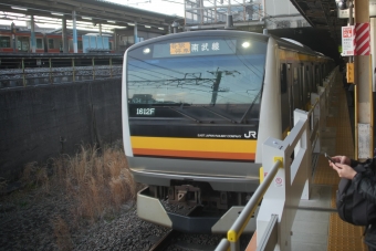 府中本町駅から武蔵小杉駅の乗車記録(乗りつぶし)写真