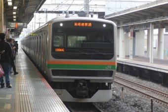 藤沢駅から大船駅の乗車記録(乗りつぶし)写真