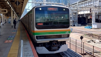 藤沢駅から東京駅の乗車記録(乗りつぶし)写真