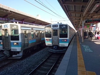 鶯谷駅から松本駅の乗車記録(乗りつぶし)写真