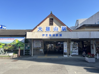 富士フイルム前駅から大雄山駅の乗車記録(乗りつぶし)写真