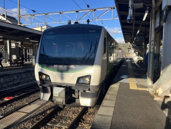 南小谷駅から長野駅:鉄道乗車記録の写真