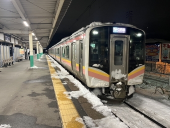 亀田駅から新津駅の乗車記録(乗りつぶし)写真