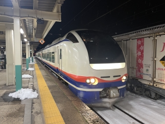 新津駅から長岡駅の乗車記録(乗りつぶし)写真