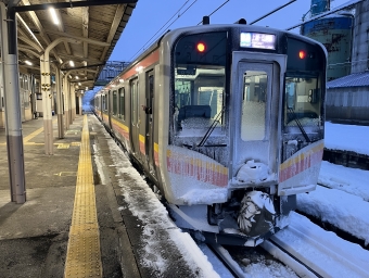 五日町駅から越後川口駅の乗車記録(乗りつぶし)写真