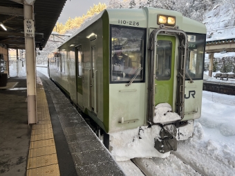 越後川口駅から十日町駅の乗車記録(乗りつぶし)写真