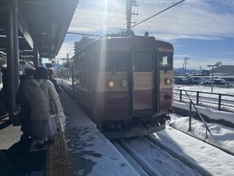 上越妙高駅から直江津駅の乗車記録(乗りつぶし)写真