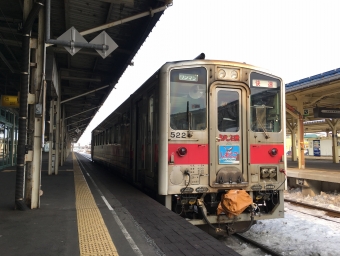 釧路駅から知床斜里駅の乗車記録(乗りつぶし)写真